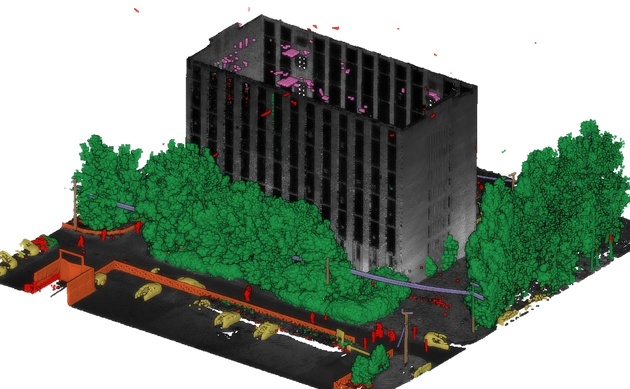 Облако точек: все точки